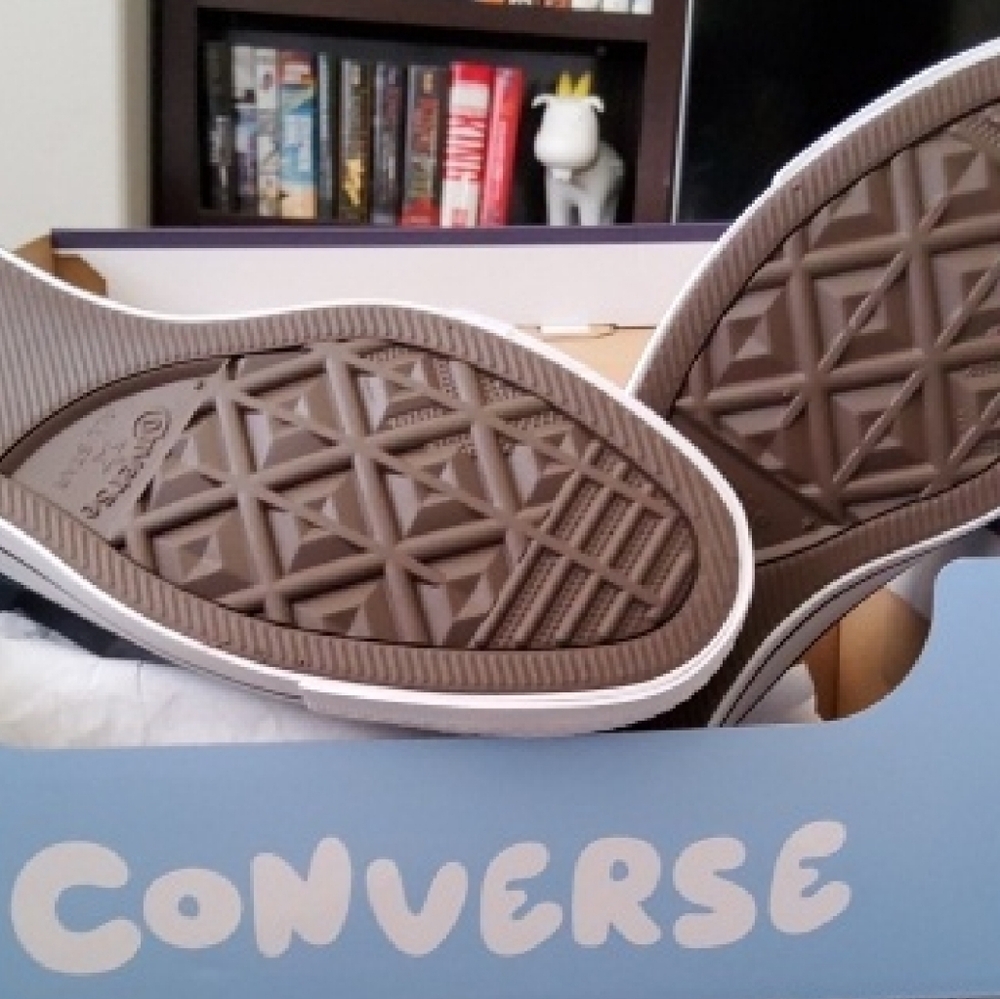 Converse Sky Blue Cartoon High-Tops - Picture 2 of 2